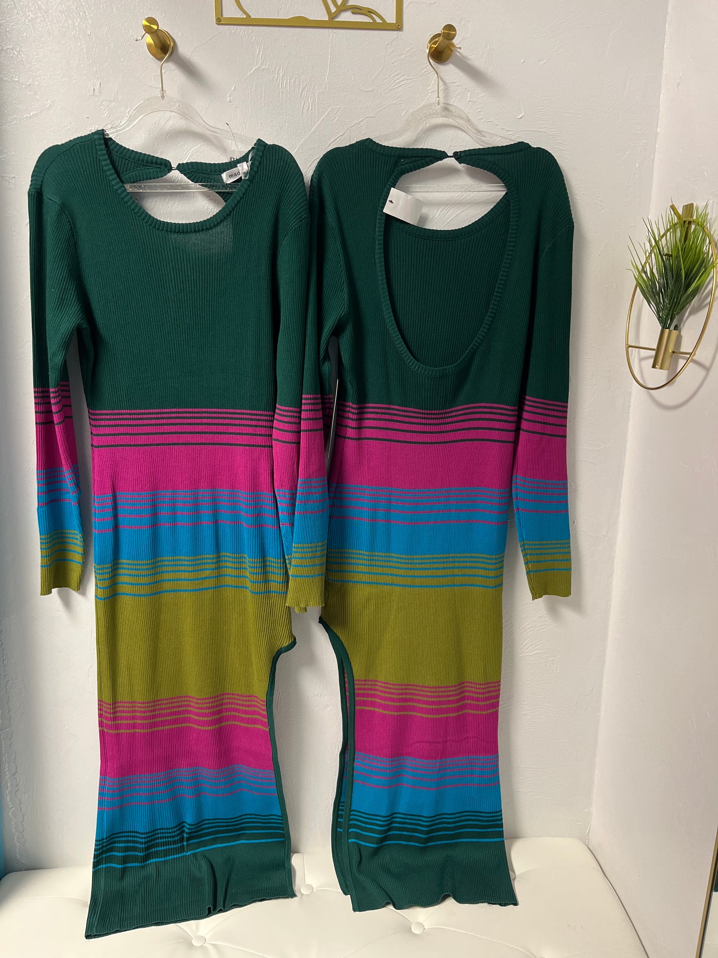 Color Block Sweater Dress