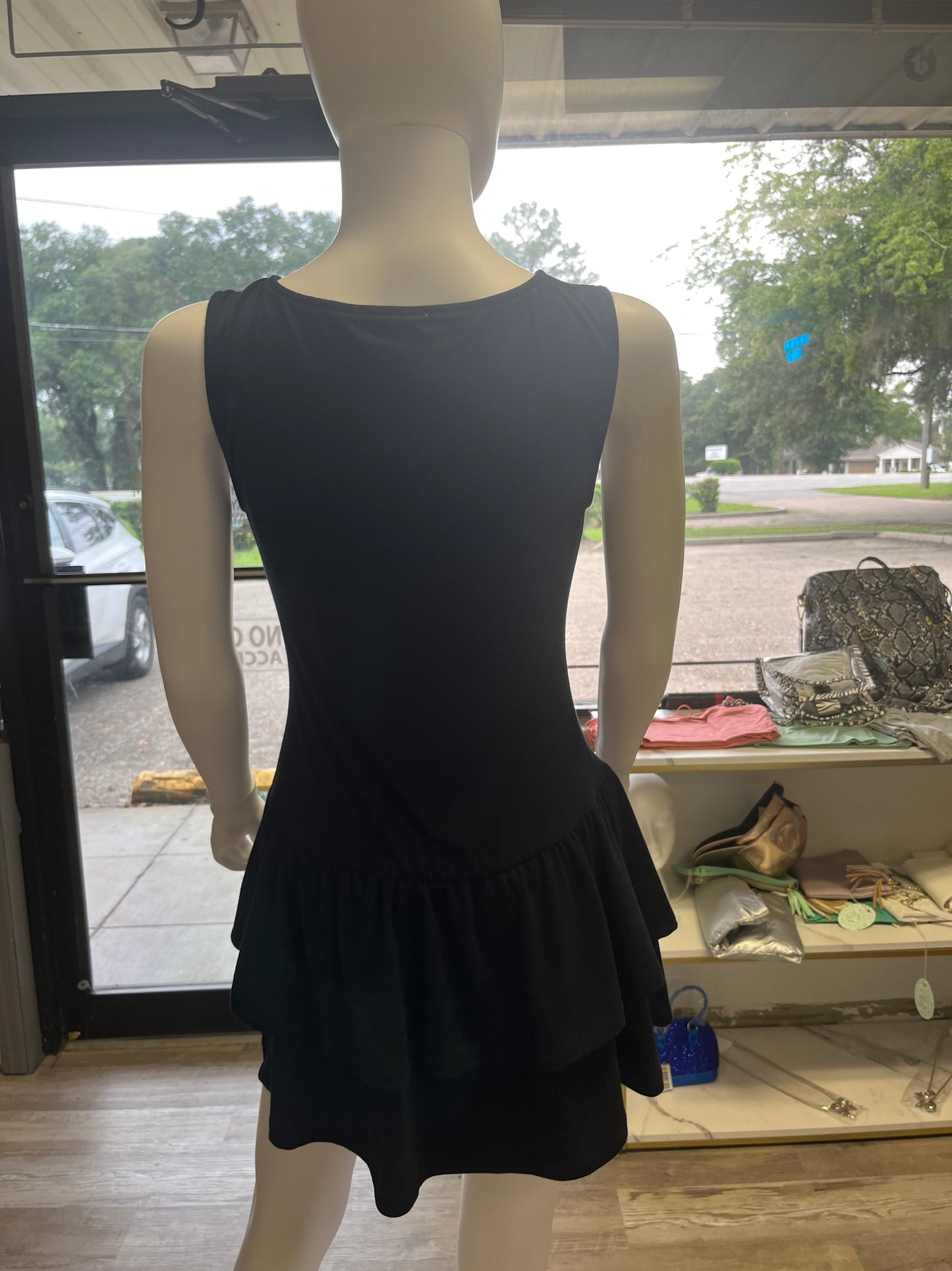 Simple Layered Mini Dress