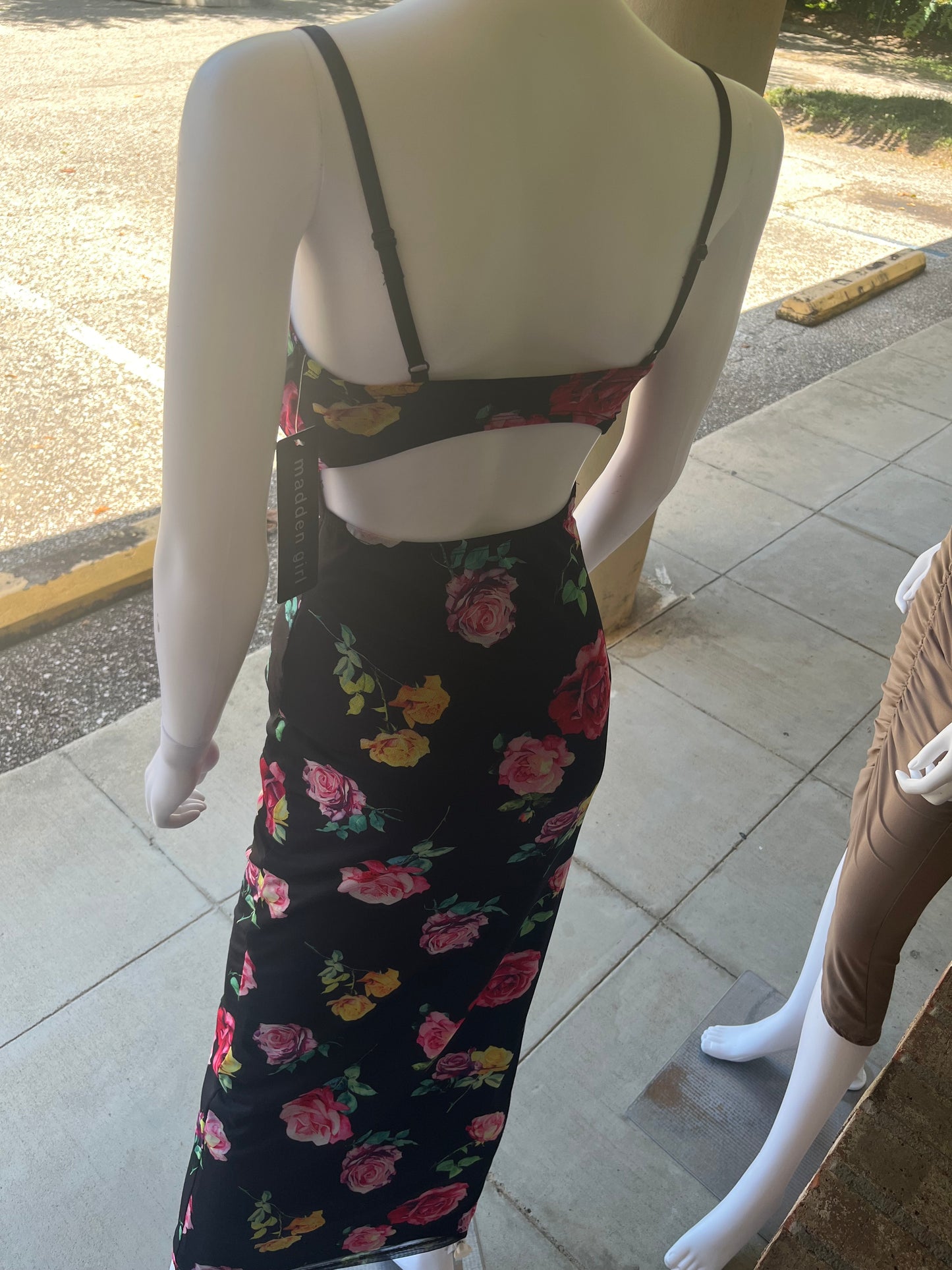 Sexy Rose Maxi Dress