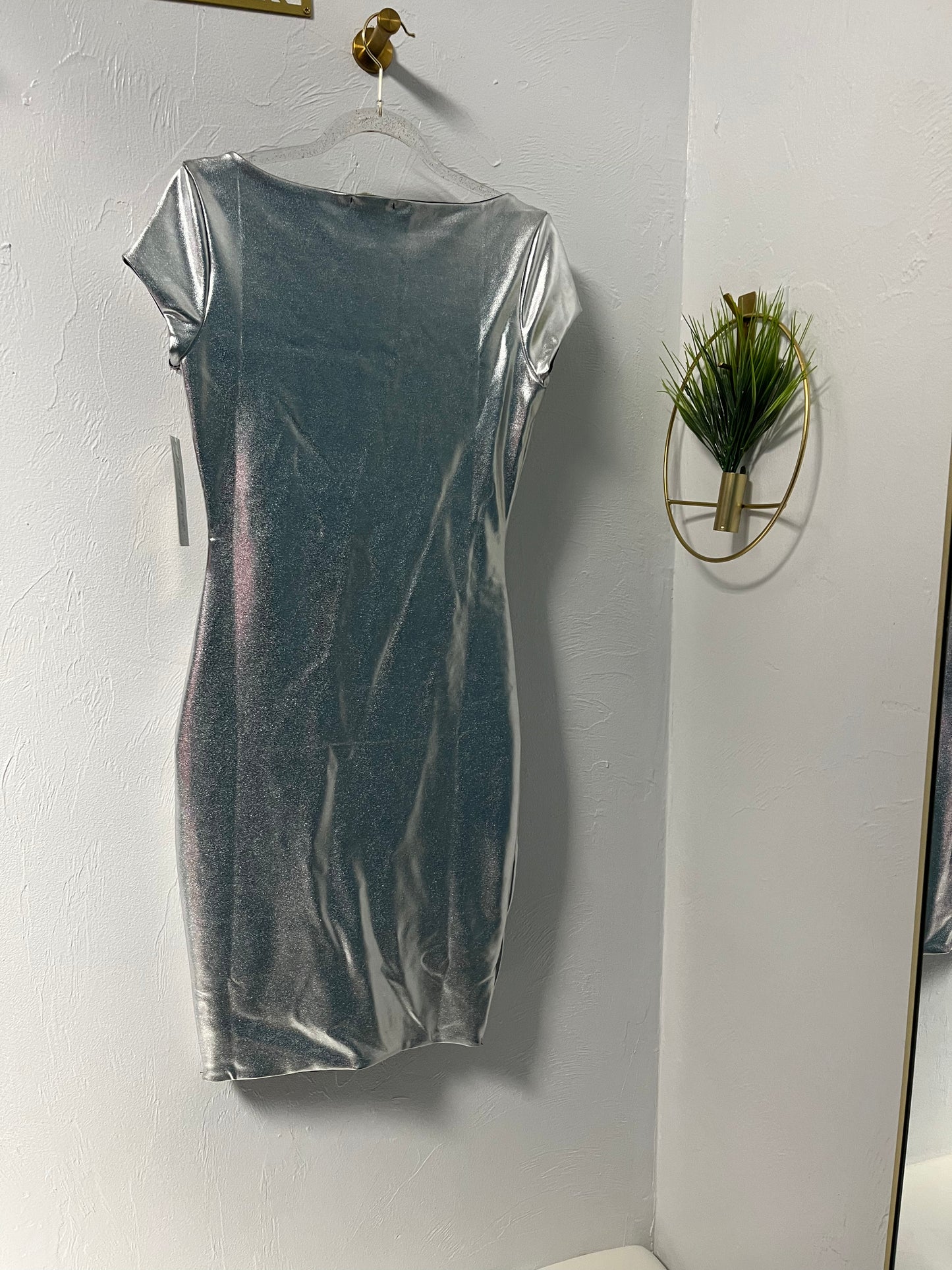 Metallic Mini Dress