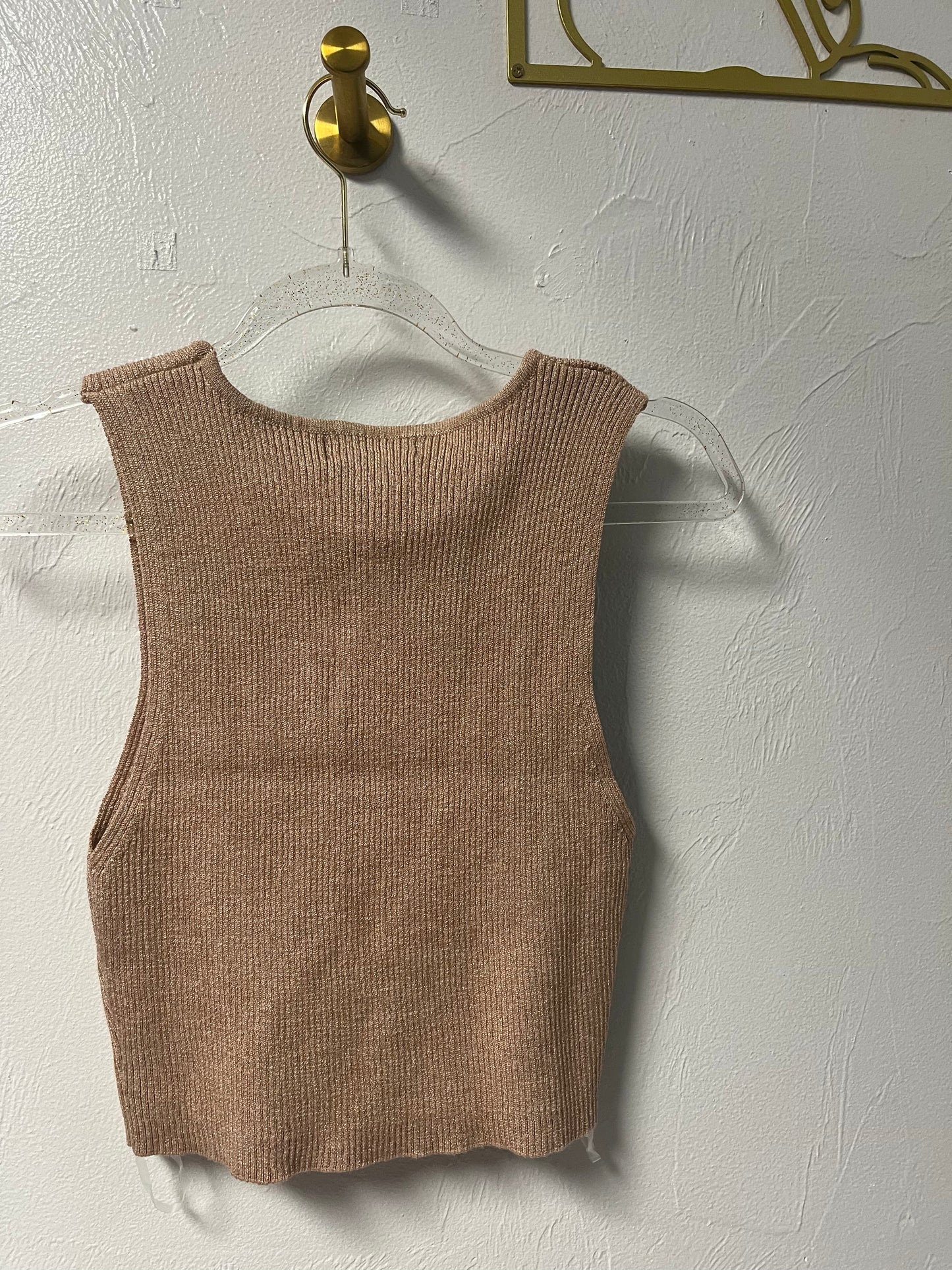 Glitter Knit Crop Top