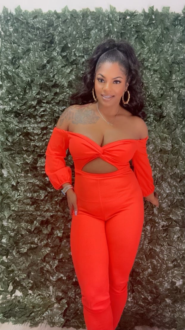Twisted Cutout Jumpsuit