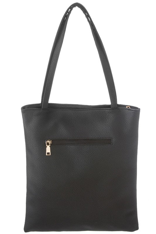 Faux Sequins Lip Totebag