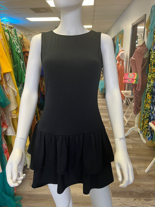 Simple Layered Mini Dress