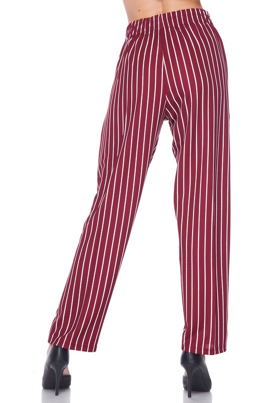 Pin Stripe Crepe Pants