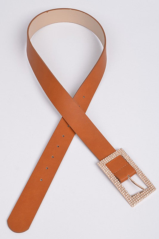 Rectangle Rhinestone Belt