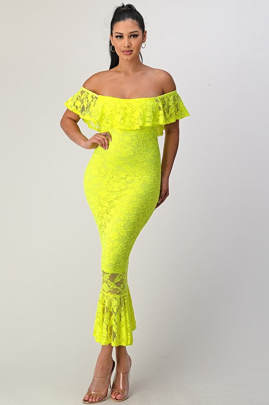Senorita Lace Maxi Dress