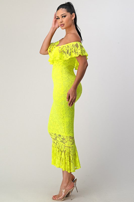 Senorita Lace Maxi Dress