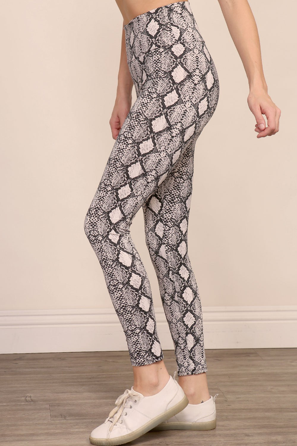 Sleek Snake Print Pants
