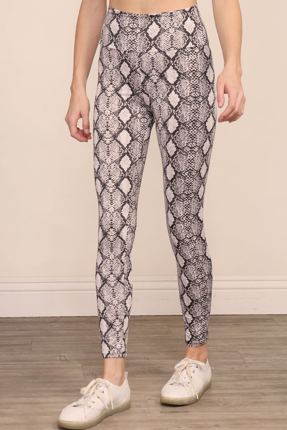 Sleek Snake Print Pants