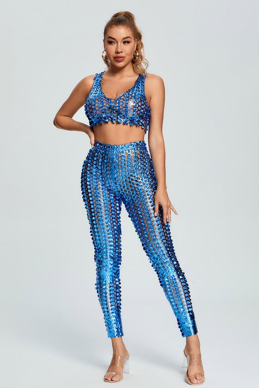 Metallic Pop Out 2PC Set