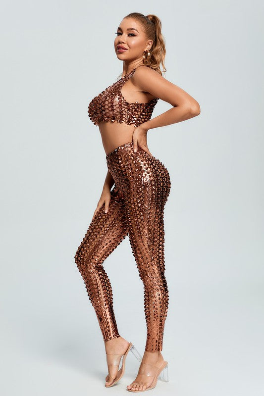 Metallic Pop Out 2PC Set