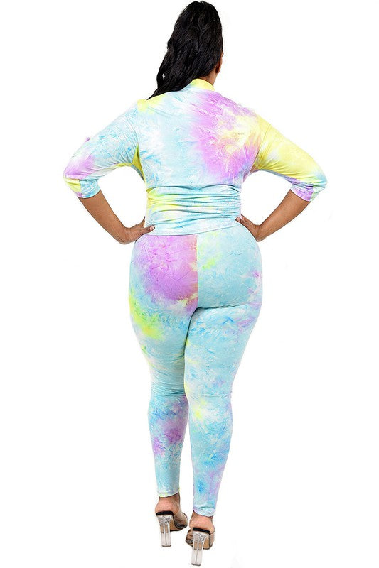 Tie Dye Curve 2PC Set