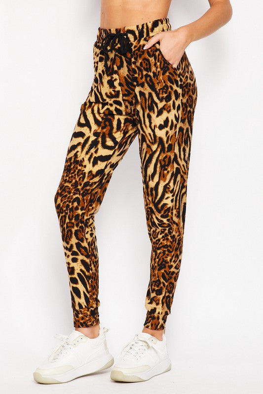 Cheetah Jogger Pants