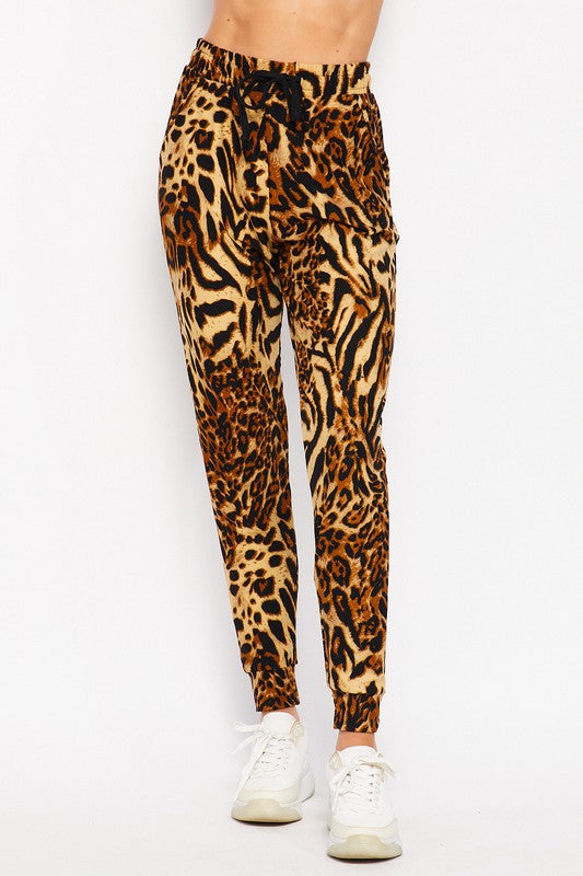 Cheetah Jogger Pants