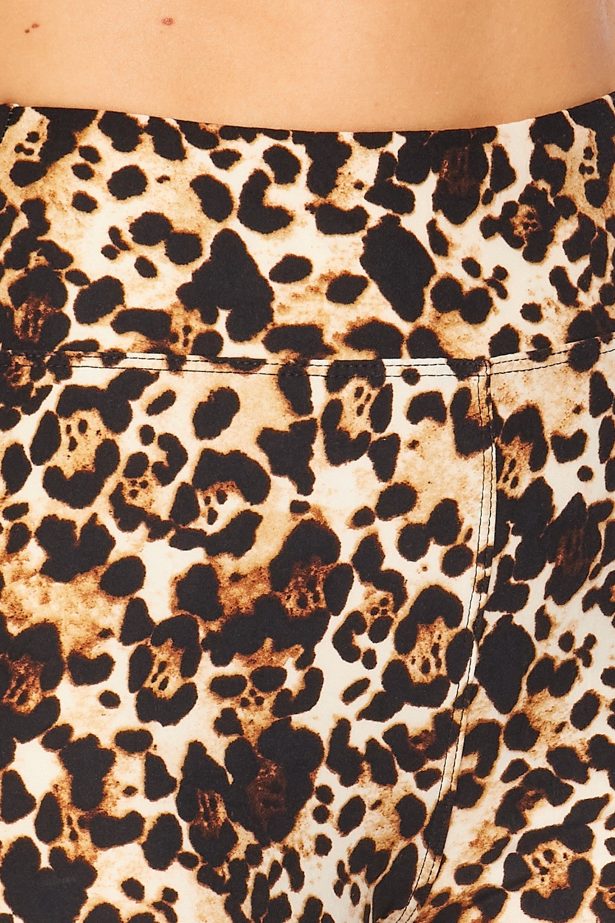 Leopard Print Curve High Waist Leggings