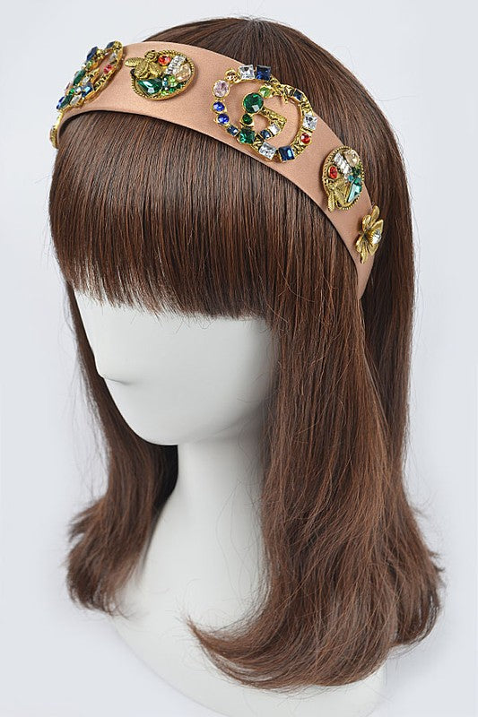 Queen Bee Gemstone Headband