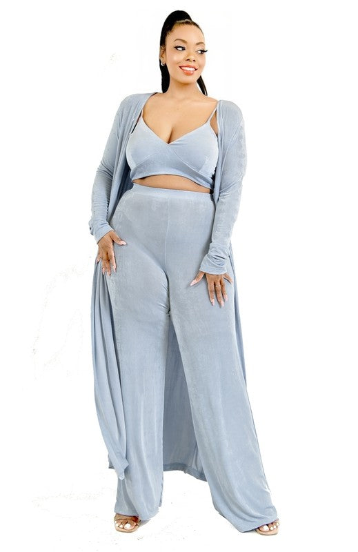 Slinky 3PC Cardigan Curve Set