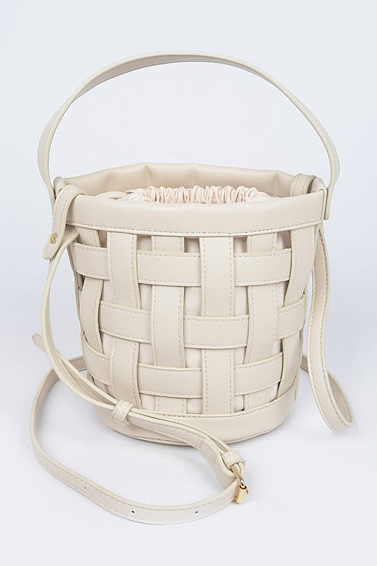 Woven Bucket Handbag
