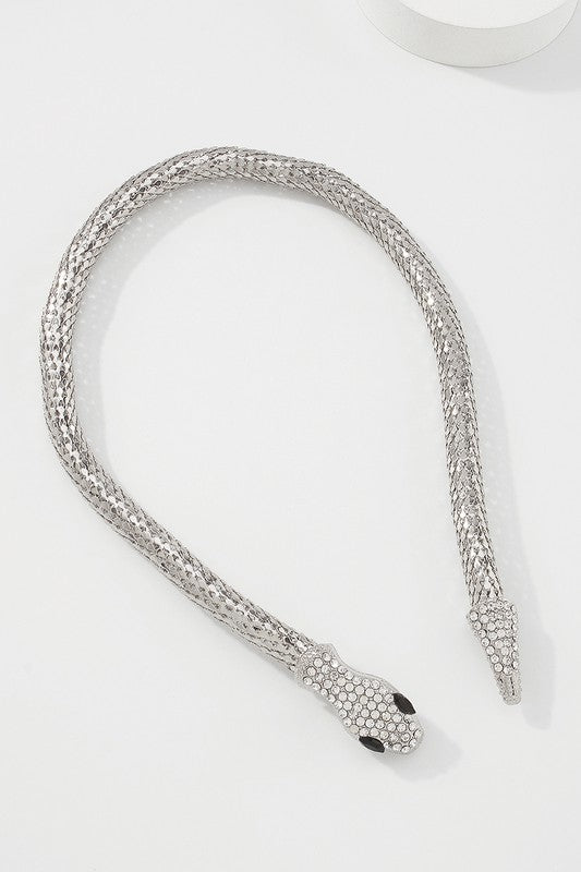 Rhinestone Rattler Magnetic Necklace