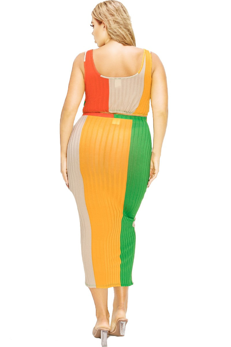 Color Block 2PC Set