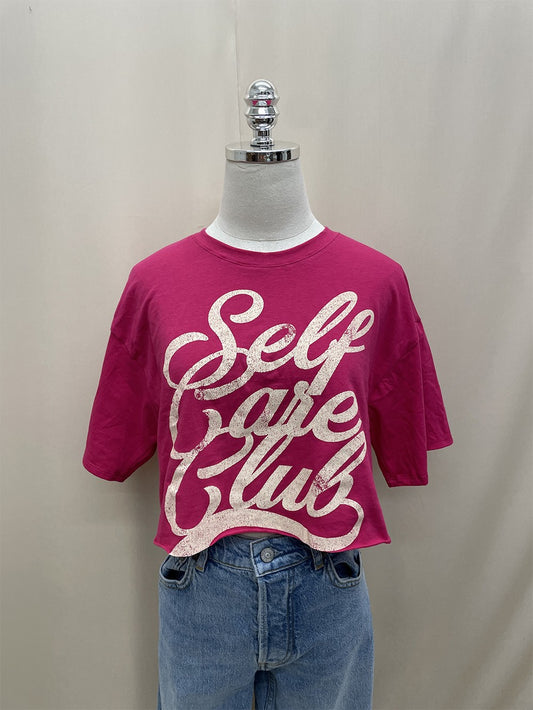 Self Care Club Cropped Tee