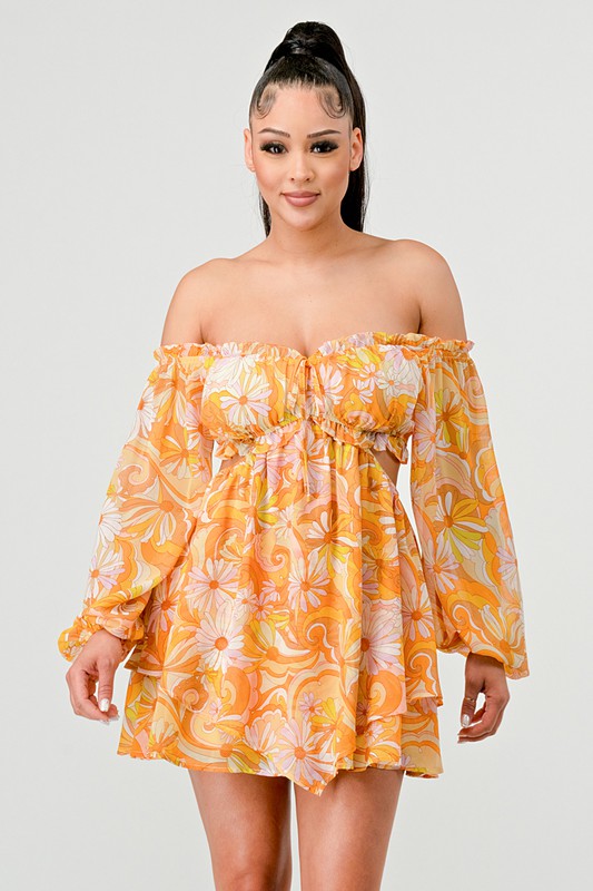 70's Bae Floral Dress