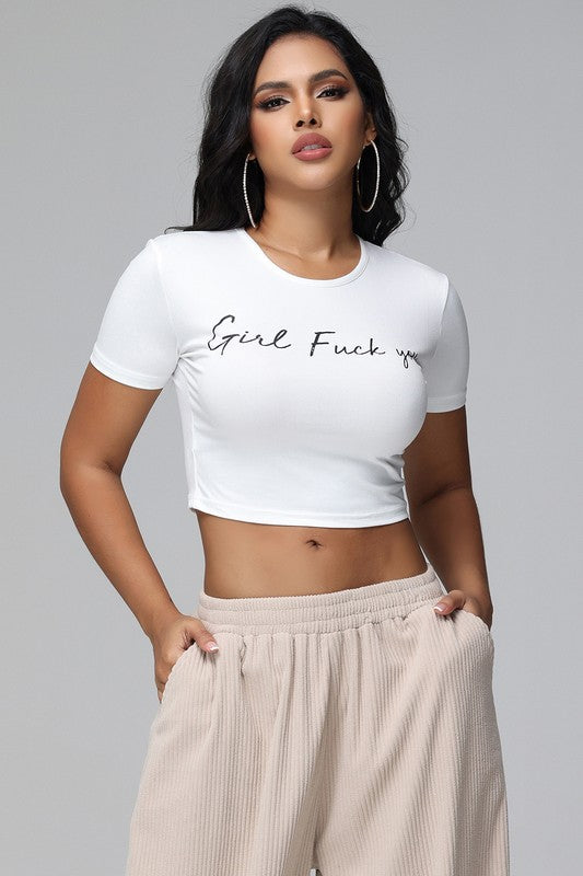 Girl F You Tee