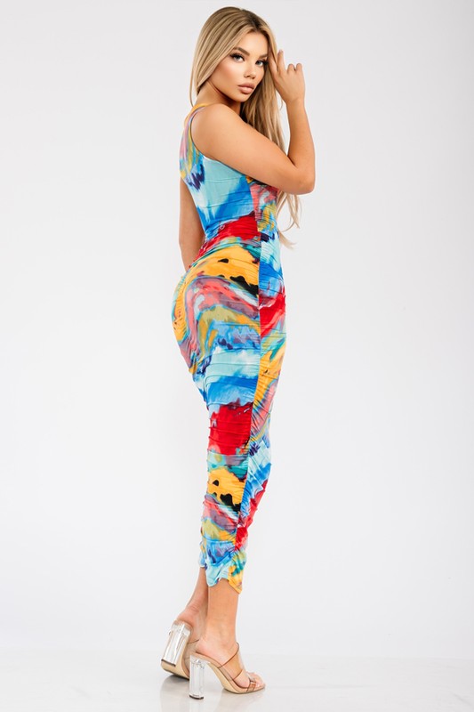 Watercolor Maxi Dress