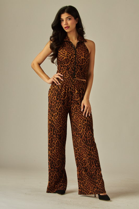 Crinkle Leopard 2PC Set