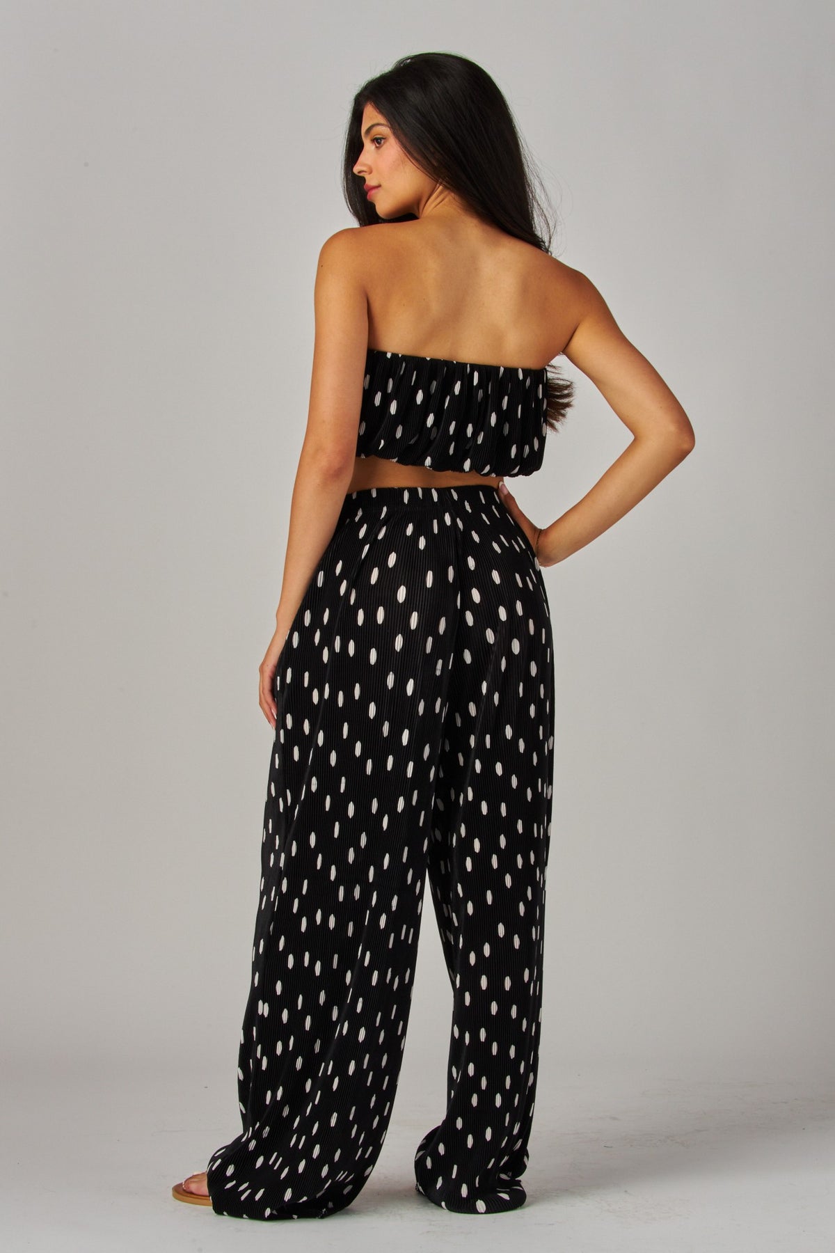 Tube Top Pleated 2PC Set