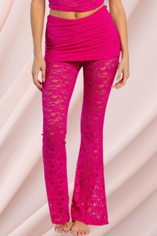 Lace Skirt Pants