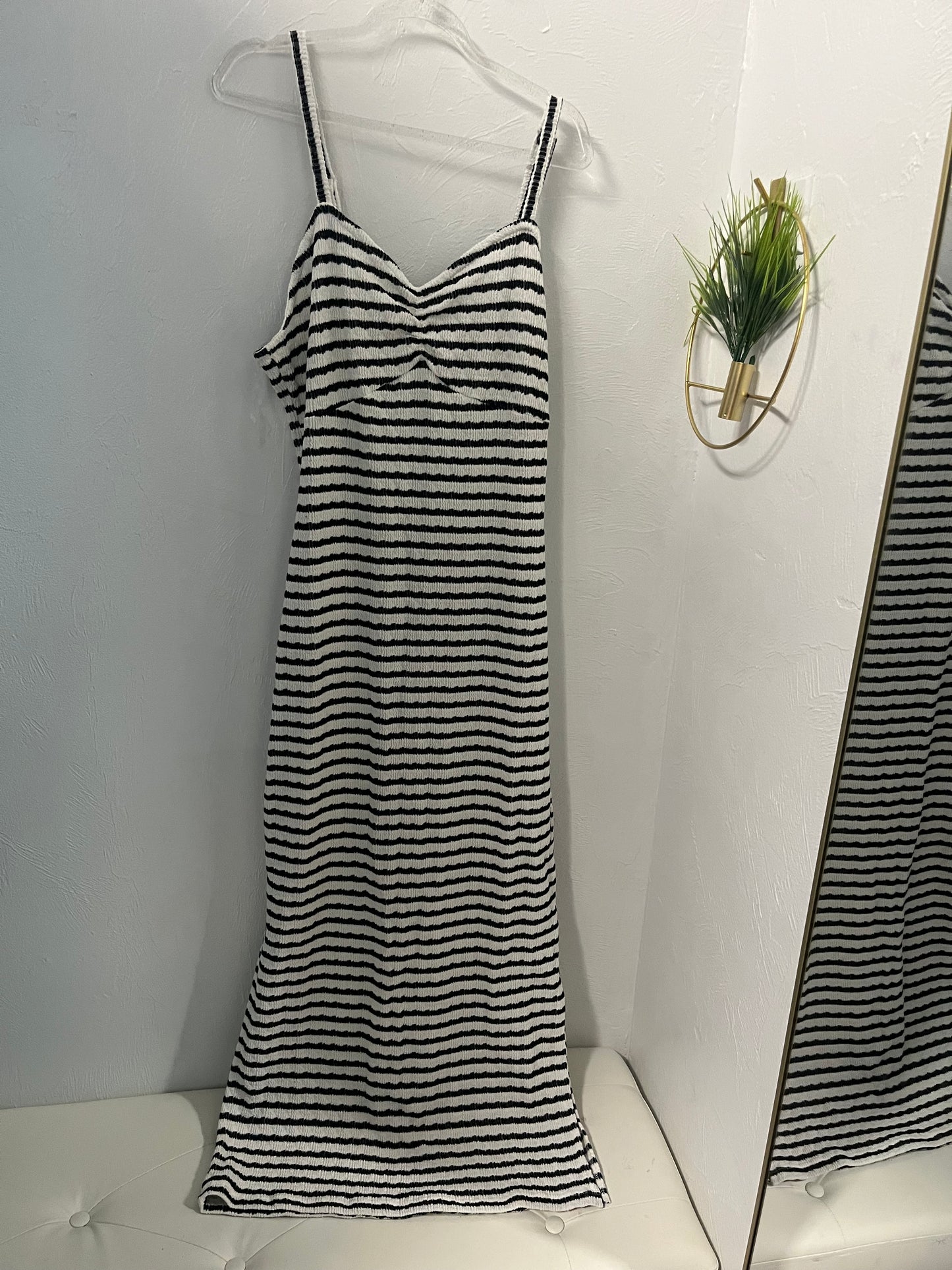 Striped Plush Sundress