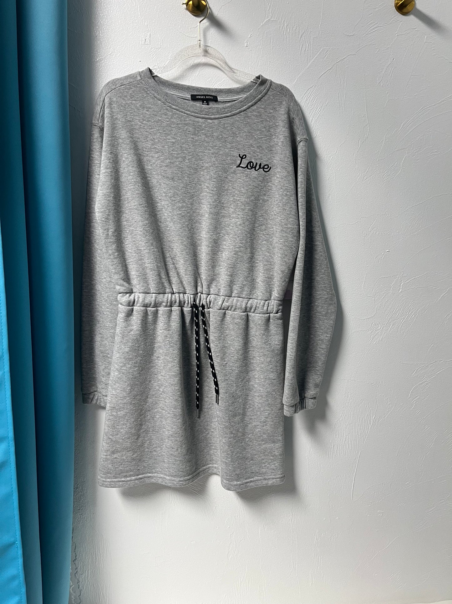 Love Drawstring Mini Dress
