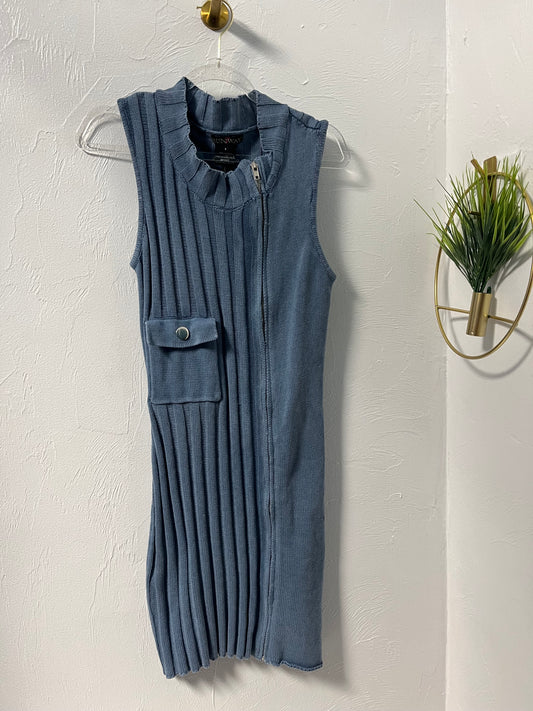 One Pocket Mini Sweater Dress