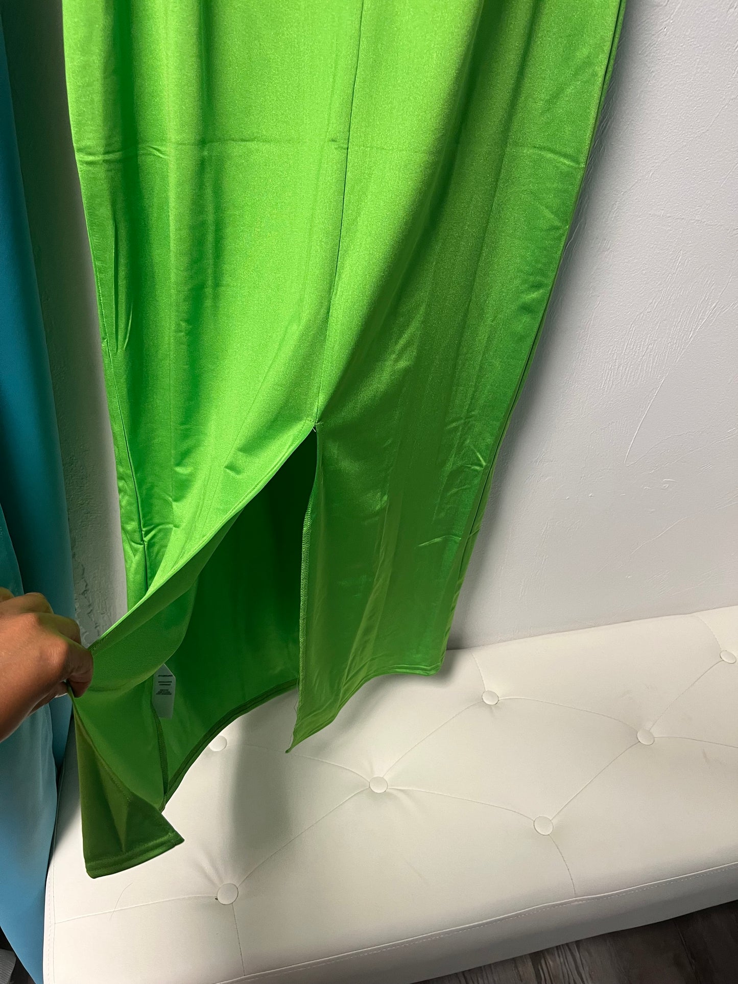 Satin Bae Curve Tube Dress