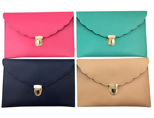 Scallop Clutch Handbag