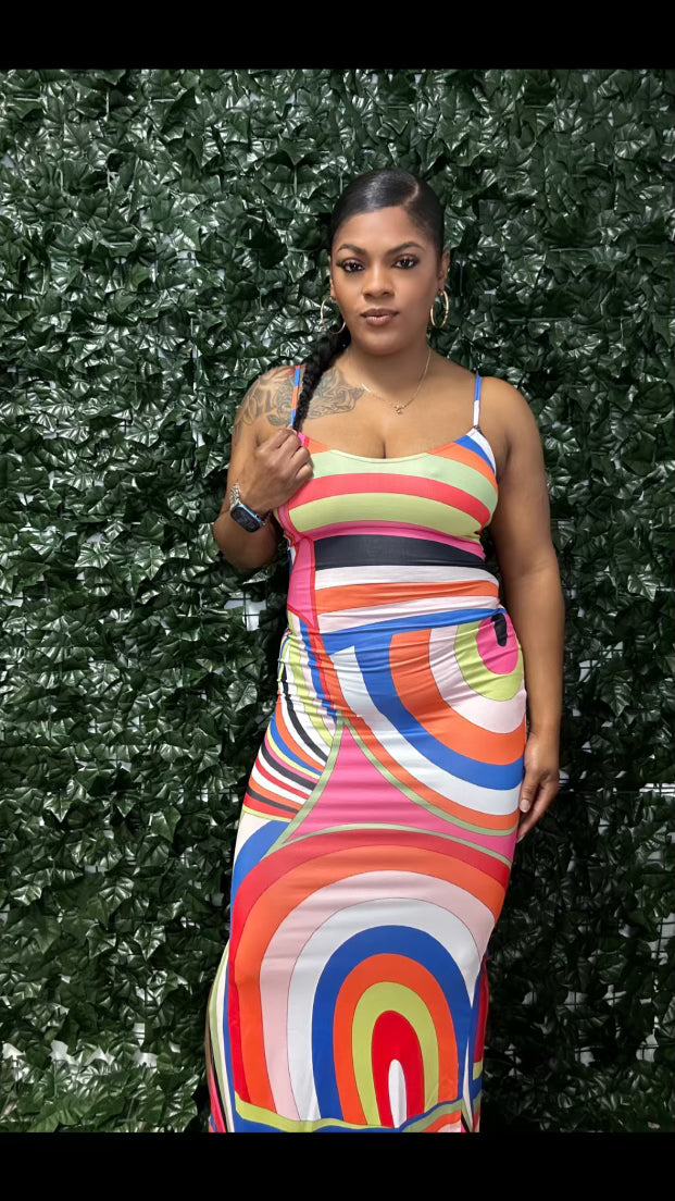 Trippy Maxi Dress