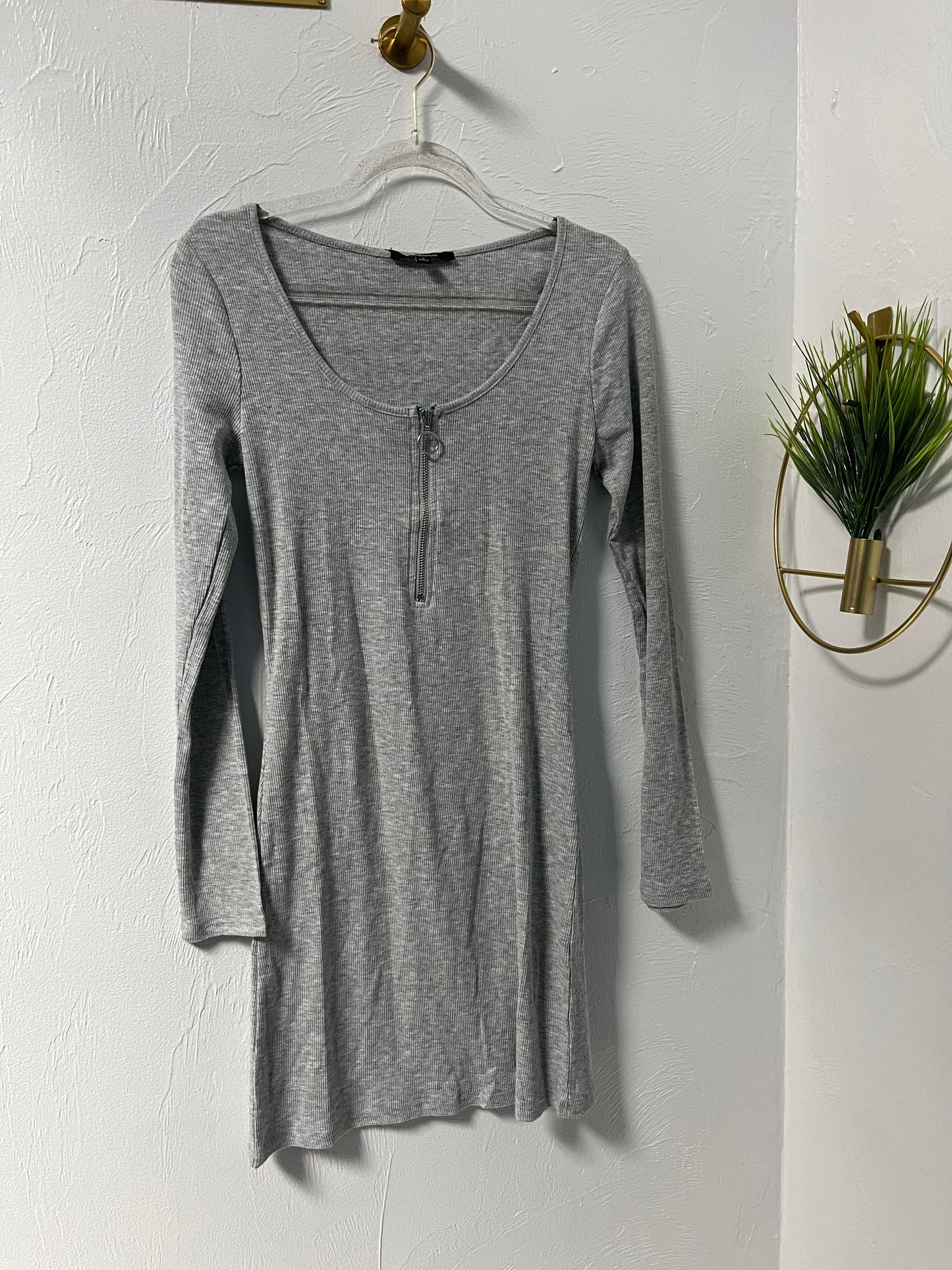 Ribbed Mini Dress