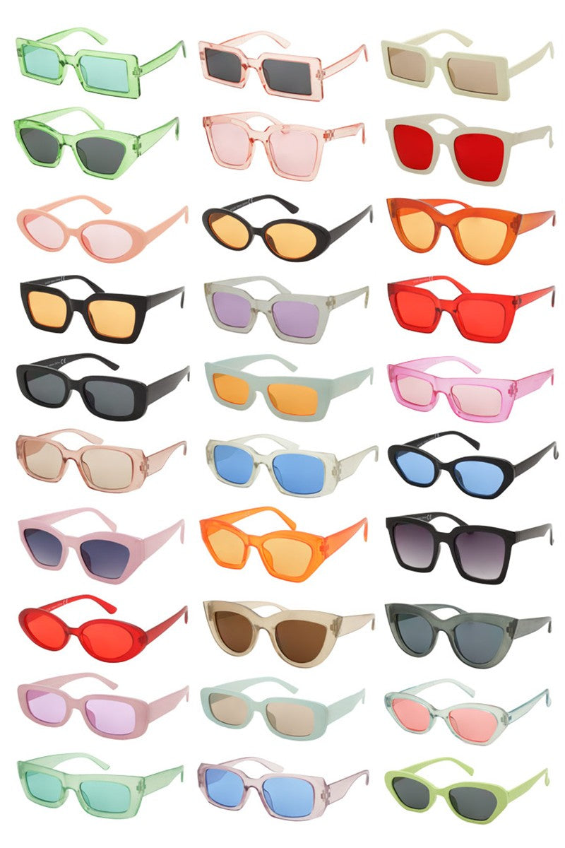 Colorful Plastic Sunglasses
